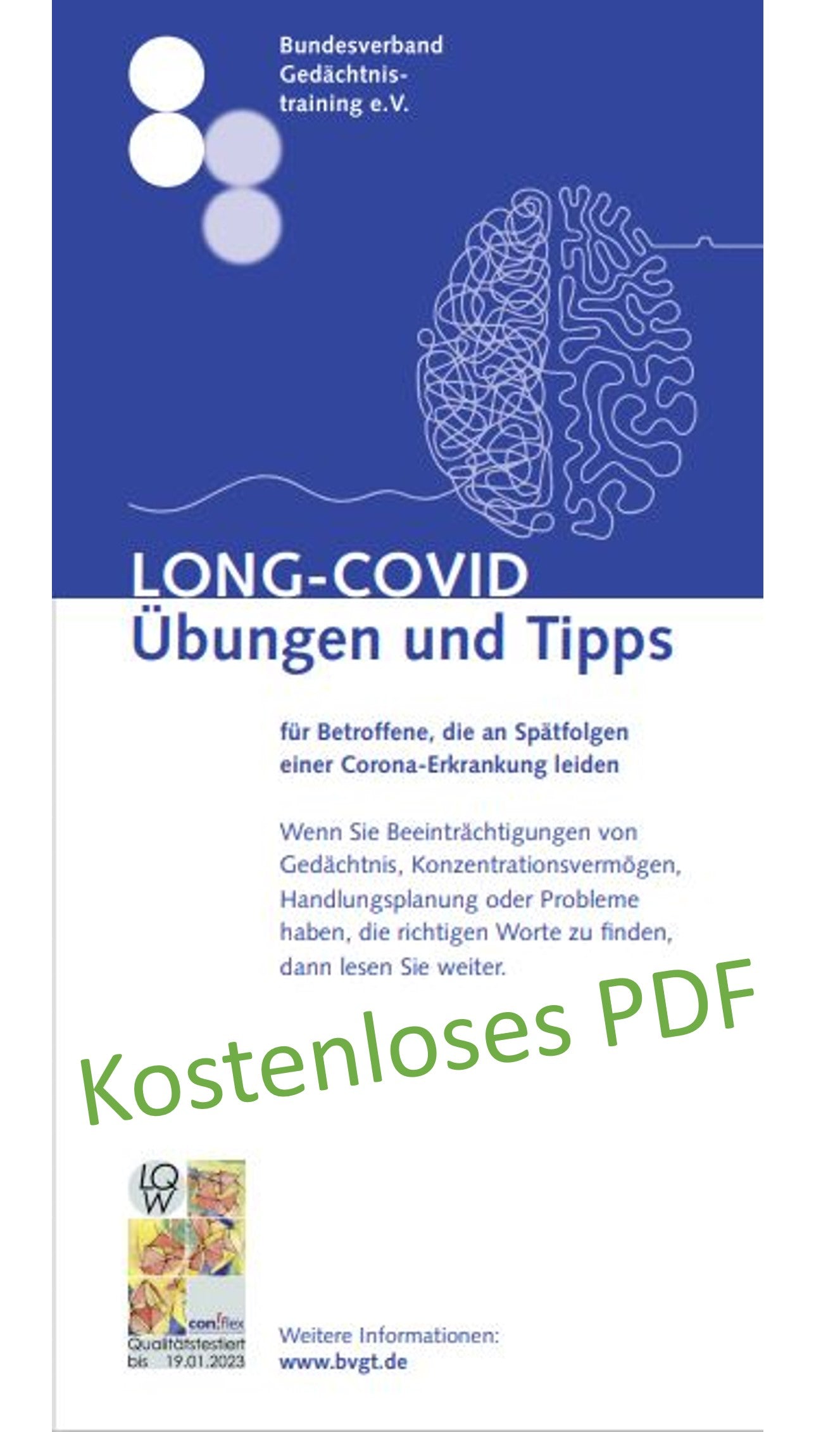 Long Covid Broschüre Übungen und Tipps - Corona (kostenlose Broschüre als PDF)