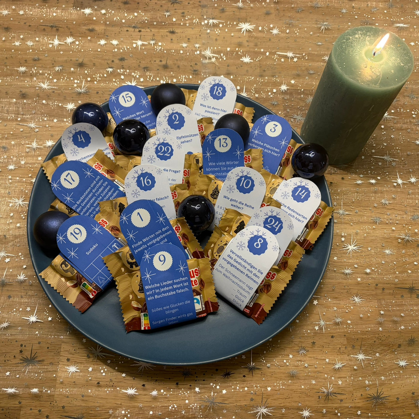 Adventskalender zum Ausdrucken – 24 Gedächtnisübungen | digitale Datei vom BVGT | DIY Adventskalender & Geschenkidee