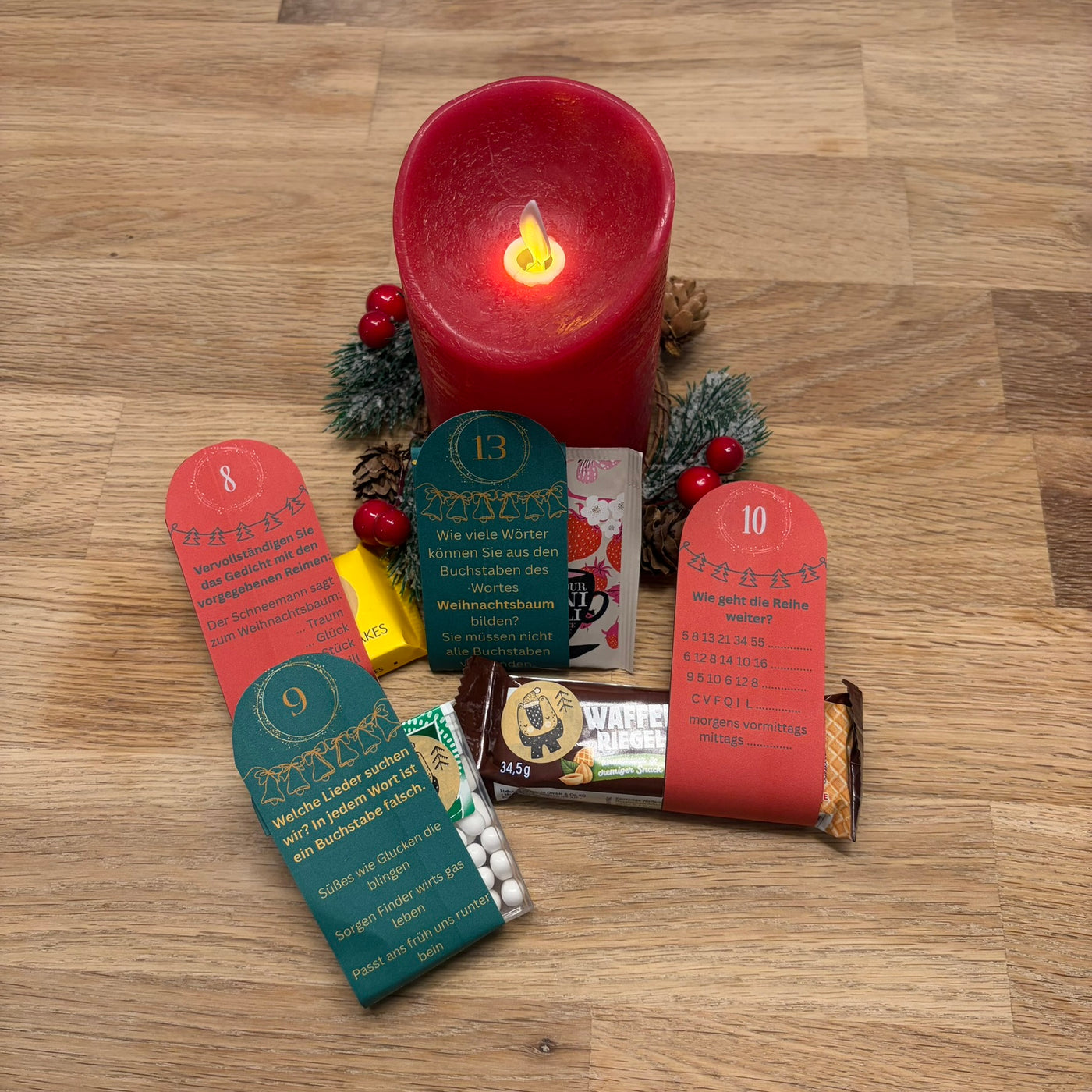 Adventskalender zum Ausdrucken – 24 Gedächtnisübungen | digitale Datei vom BVGT | DIY Adventskalender & Geschenkidee