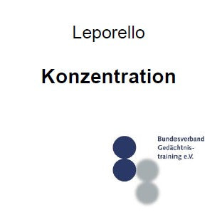 Leporello - Faltheft "Konzentration" (PDF)