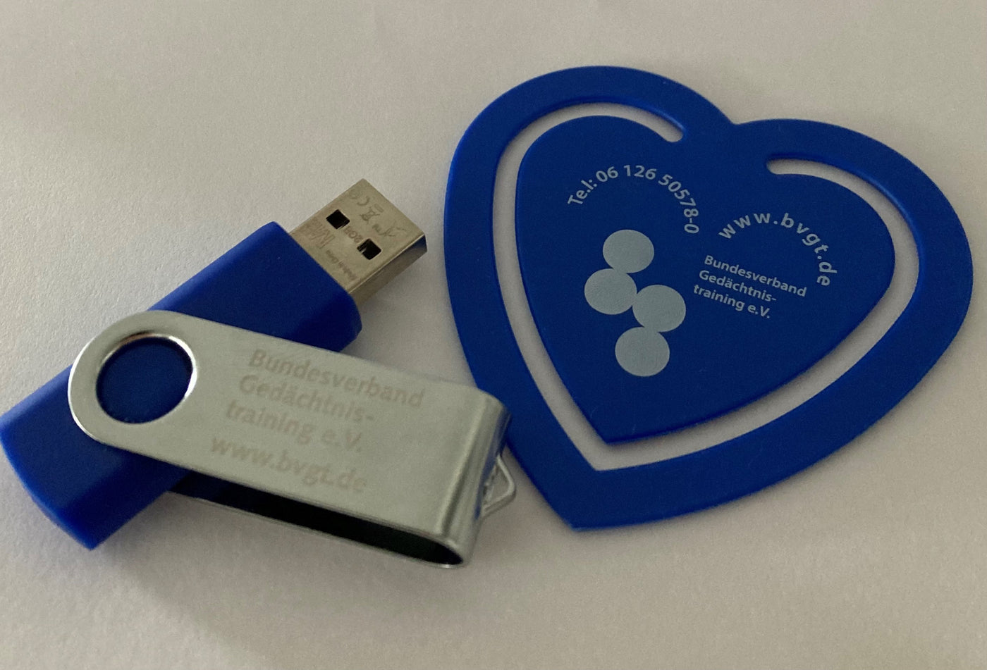 USB-Stick mit BVGT e.V. Gravur (2GB)